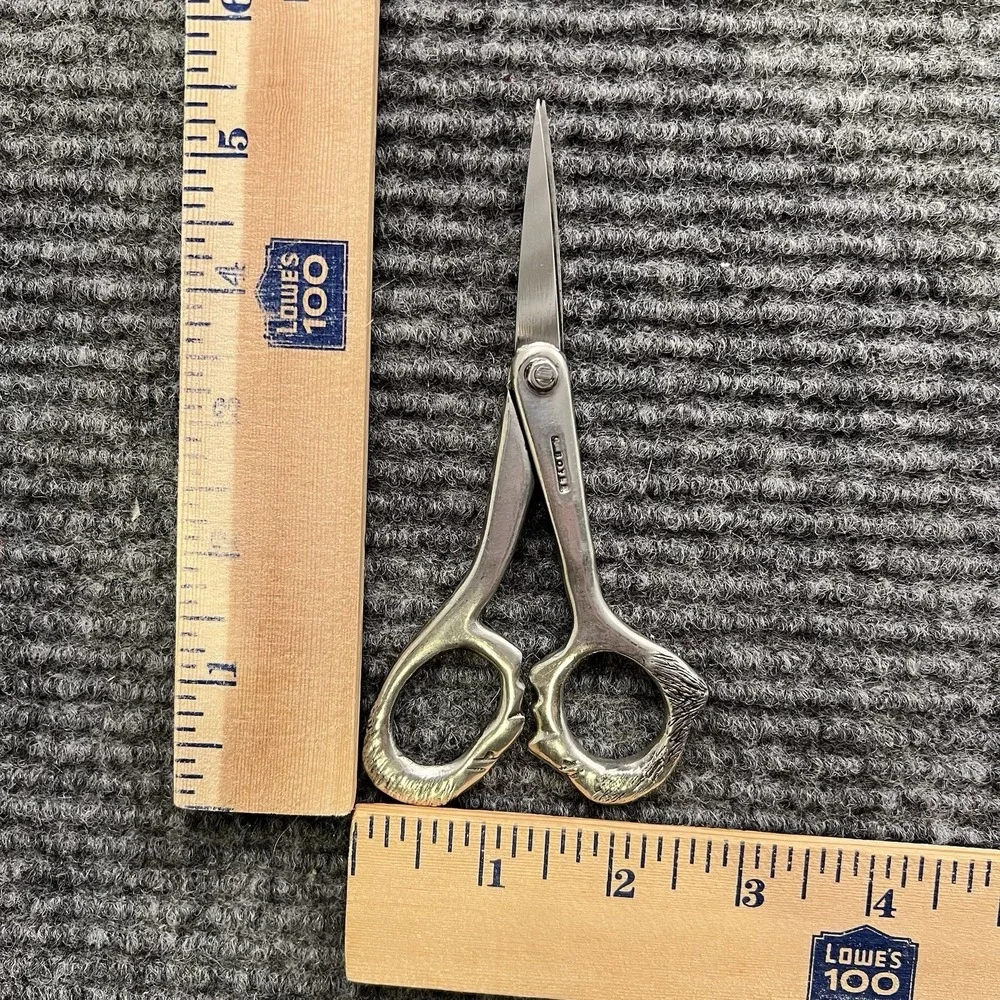 Vintage 1980's Rare Carrol Boyes Man & Women Kissing Motif Scissors South Africa